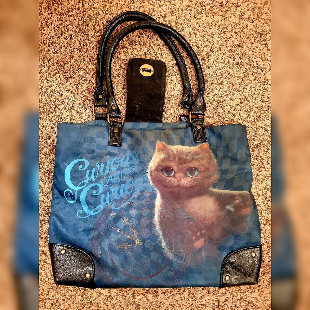 SOLD Alice in Wonderland Cheshire Cat Purse